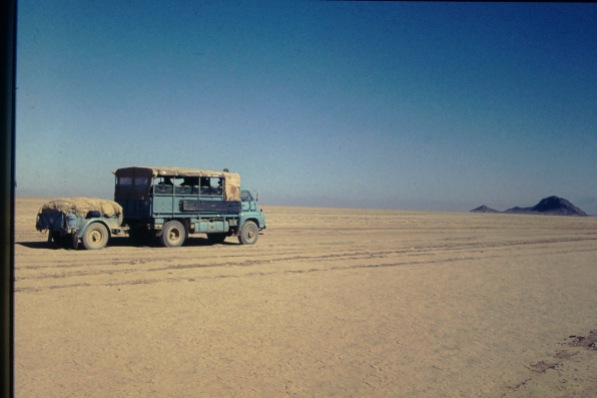 224BGF - (0) London-Kathmandu 1975 - Iranian Desert - Driver Derek Biddle