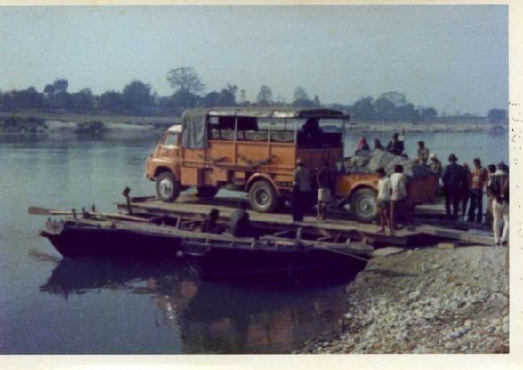 DHV541H - first EO truck to visit Royal Chitwan National Park, Nepal 1978 (Tom Colville)