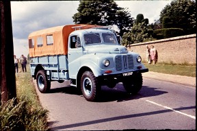 YNK230F on road outside Wren Park 1968